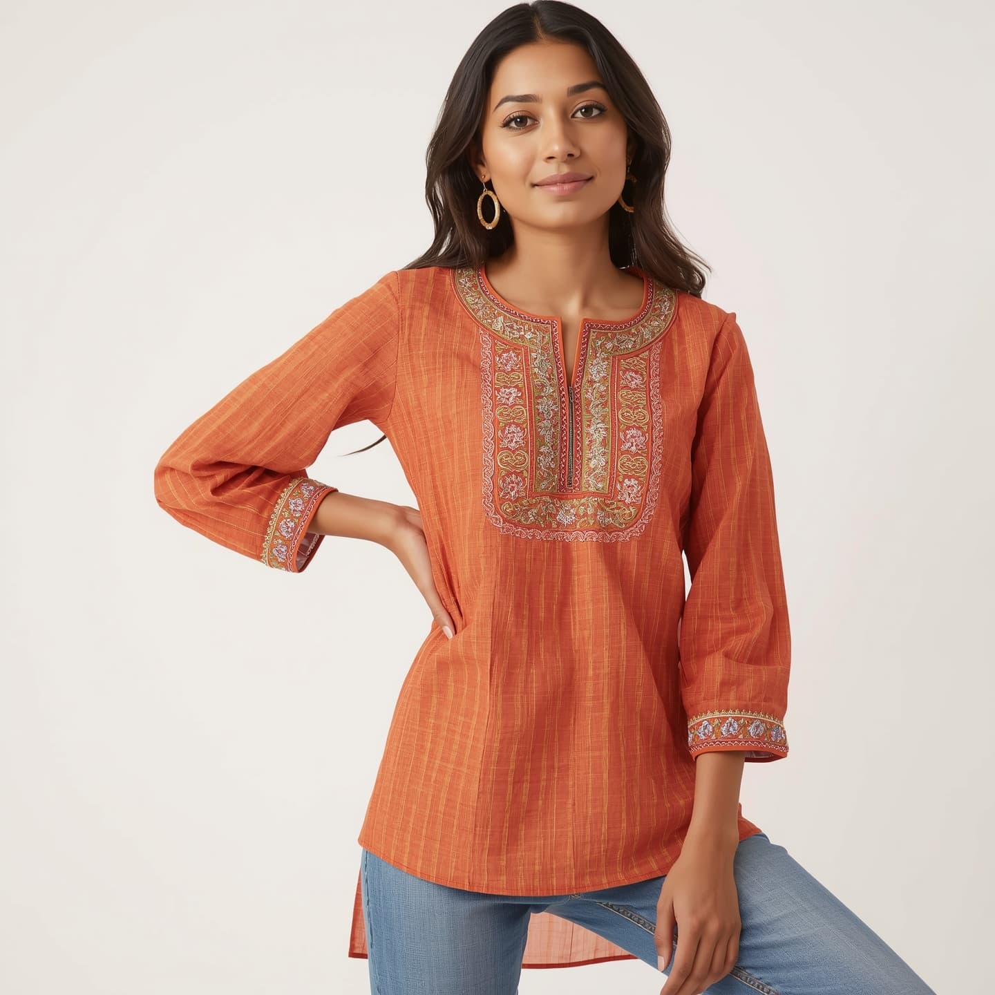 Contrast trim top